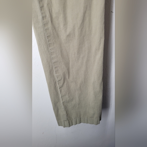 Poletti khaki cotton trousers - slim fit vintage sz 32 - Picture 3 of 13